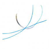 Материал шовный хирургический стерильный с атравматической иглой: кетгут простой CP75017В0 М1,5(5/0) 75см игла колющая 17мм 4/8 №12