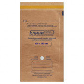 Пакеты бумажные плоские самозаклеивающиеся "КлиниПак" для воздушной и паровой стерилизации 150 х 300 мм (100 шт/уп)