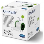 OMNISILK, Омнисилк - фиксирующий пластырь гипоаллергенный из шёлка, белый (5см*5м) (2шт/уп)