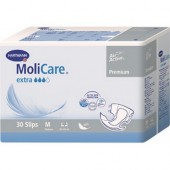 MoliCare Premium extra soft/Моликар Премиум экстра софт, воздухопроницаемые подгузники, размер M (30 шт/уп)