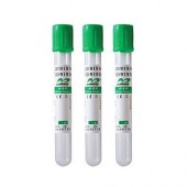 Пробирка вакуумная литий-гепарин 6 мл пластик 13*100мм (салатовая) GONGDONG (100шт/уп)